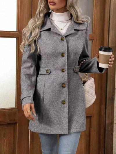 Eva | Elegant Woolen Coat