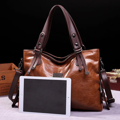 Aralyn - Refined Soft Leather Tote Bag